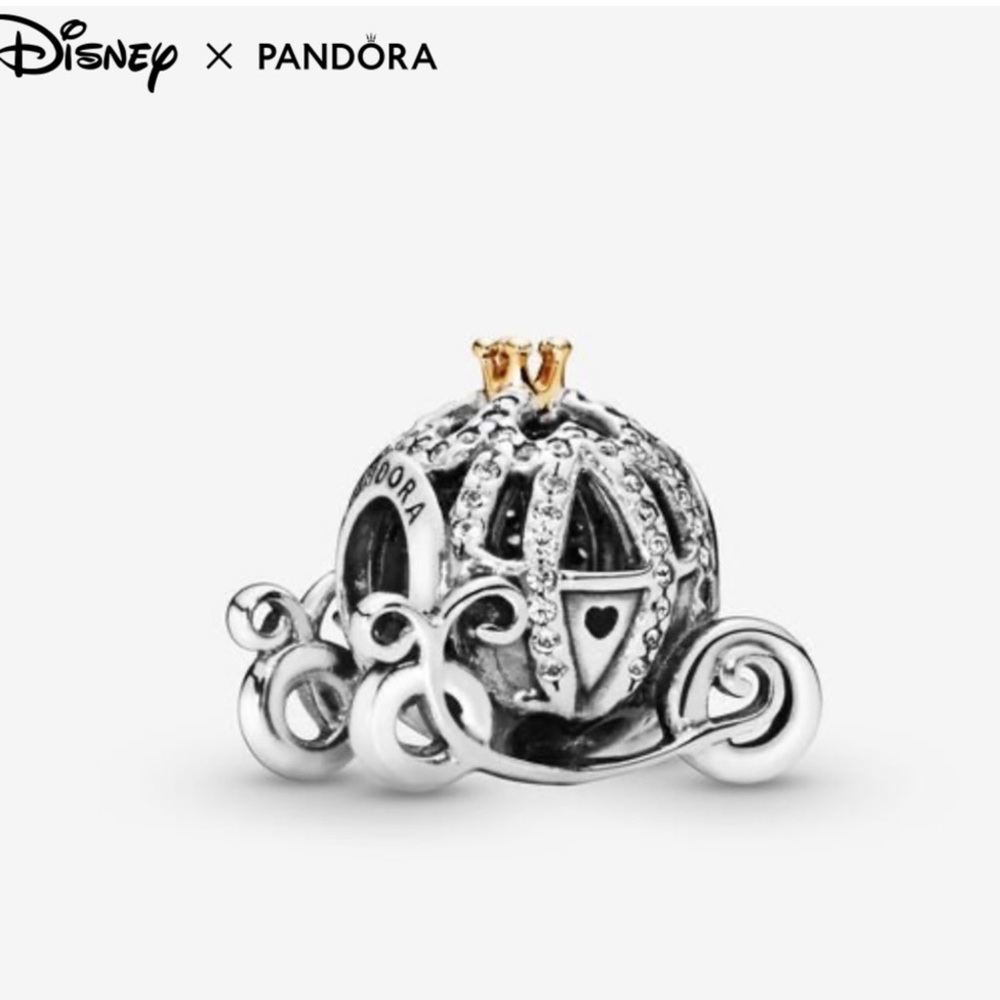 Disney X PANDORA Cinderella Sparkling Carriage Charm 791573CZ